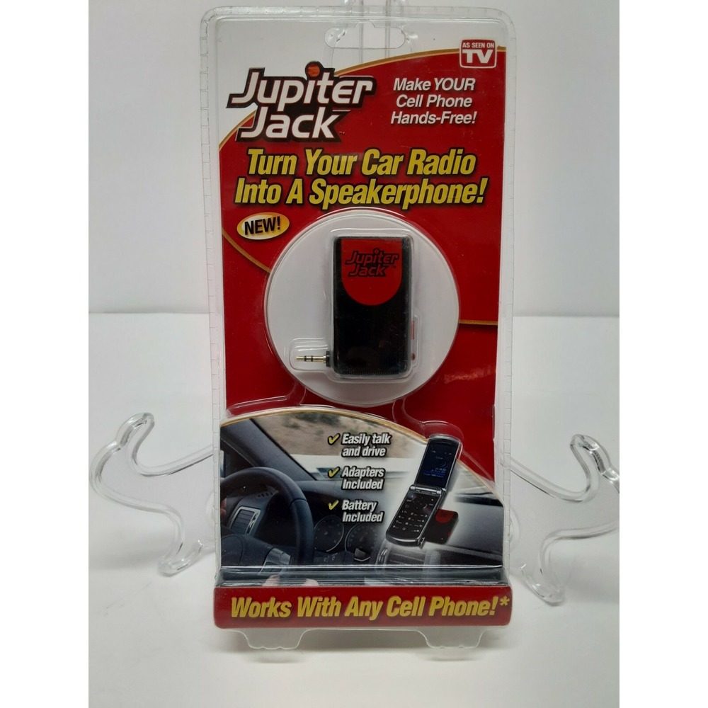New Jupiter Jack Cell Phone HANDS FREE Car Speakerphone Converter |  Adapter Kit